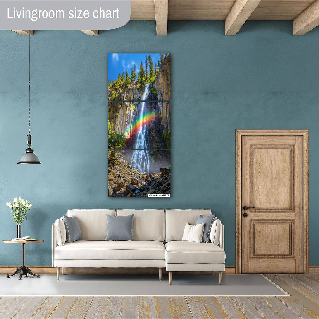 Majestic Cascades: Palisade Falls Montana Waterfalls, Nature Wall Art Print