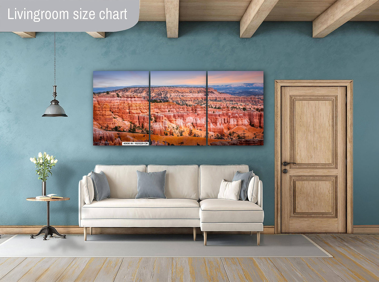 Nature's Artistry: Bryce Canyon Landscape Photography Utah National Park Canvas Print Wall Art
