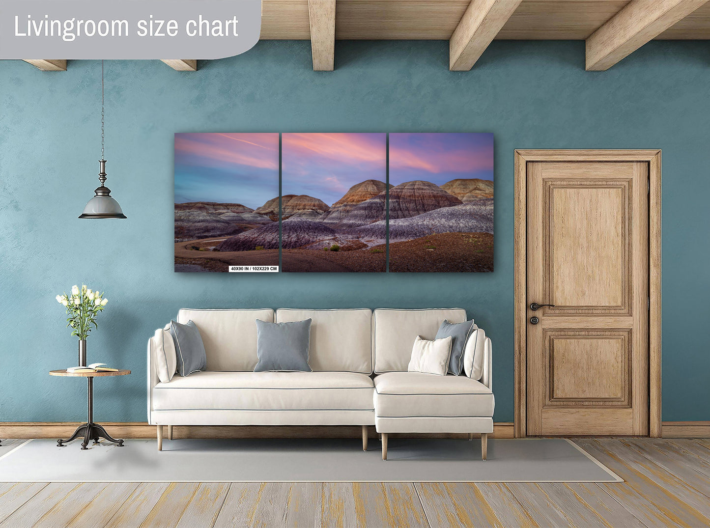 Blue Mesa Arizona Desert Hills Photography Wall Art