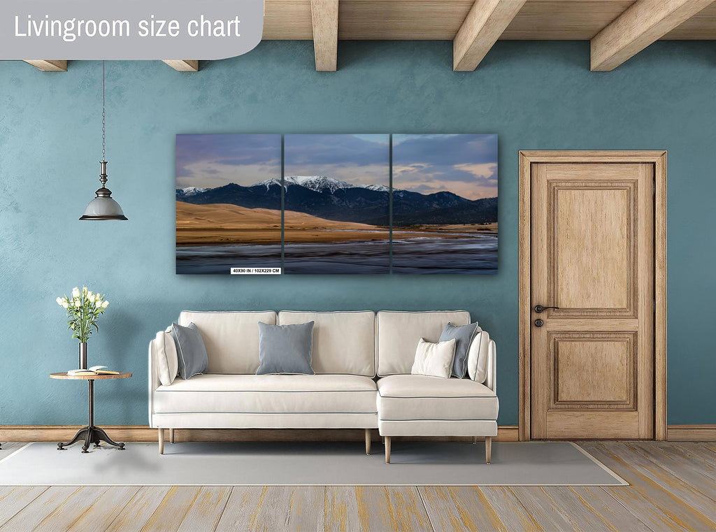 Sands of Serenity: Great Sand Dunes National Park Colorado Landscape Wall Art Home Decor