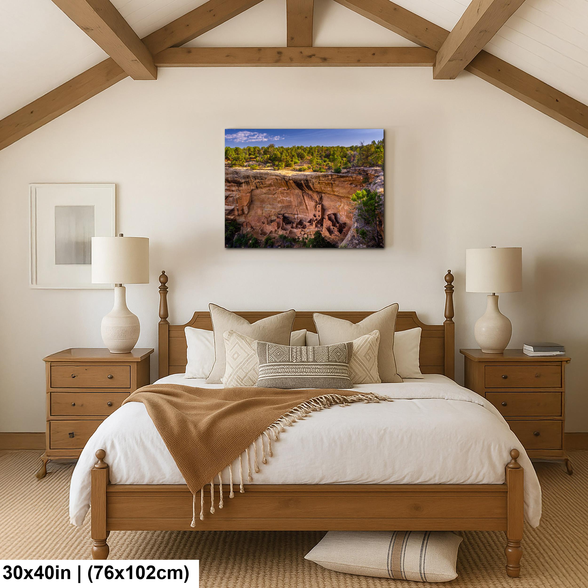 Cliff Palace at Mesa Verde National Park Photography Print, Cortez Colorado Wall Art, Ancient Pueblo Ruins Decor