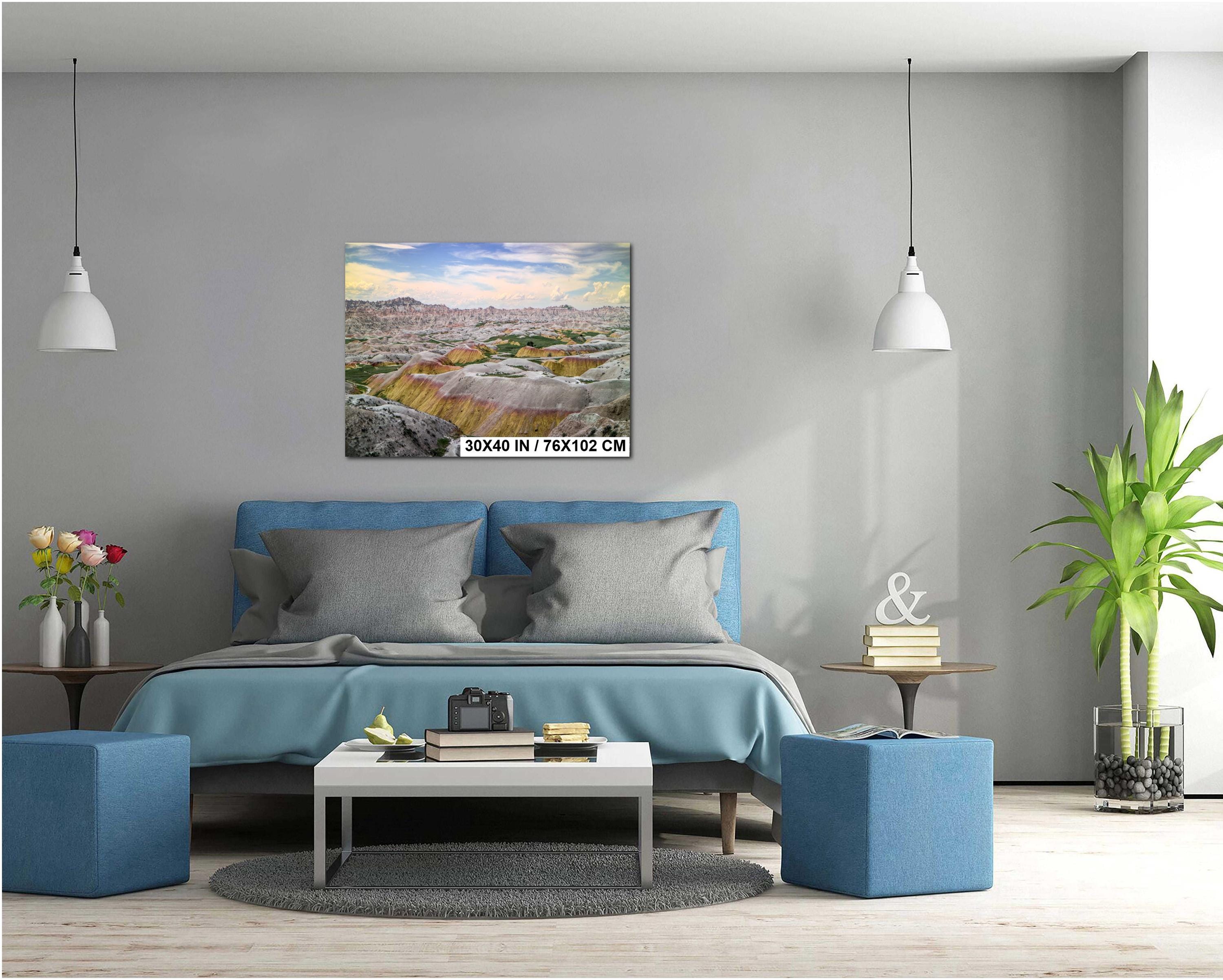 Badlands National Park: Yellow Mounds Overlook Landscape Photography Wall Art