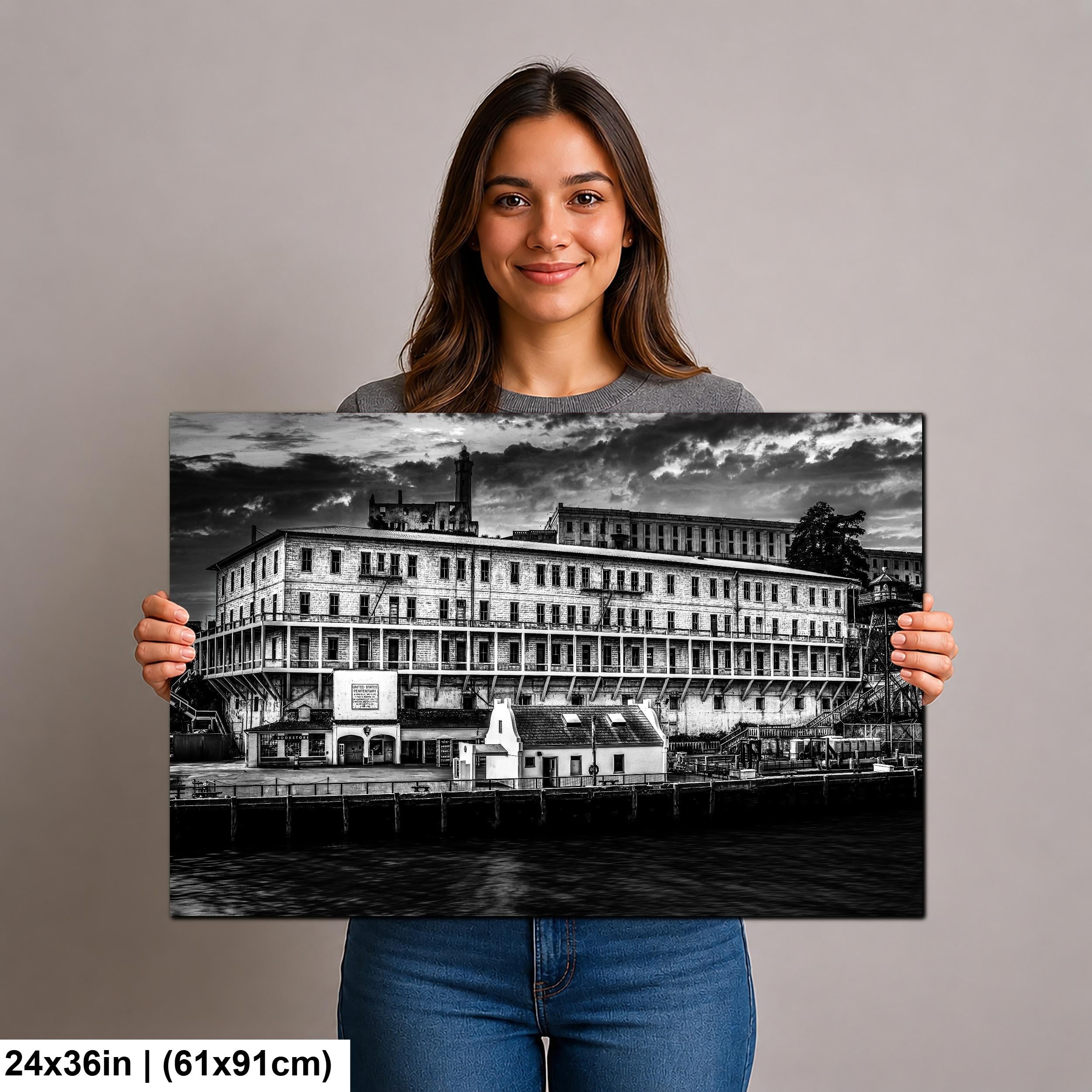 Locked in Time: Alcatraz Prison San Francisco Bay CA Photography Wall Art