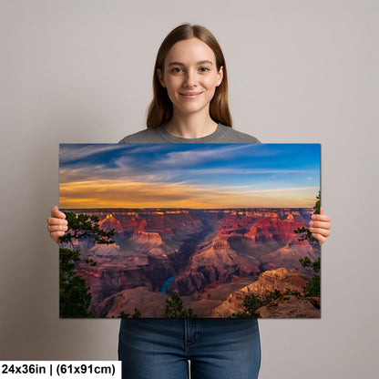 Grand Canyon Sunset Panorama – Colorado River Arizona Photography Wall Art