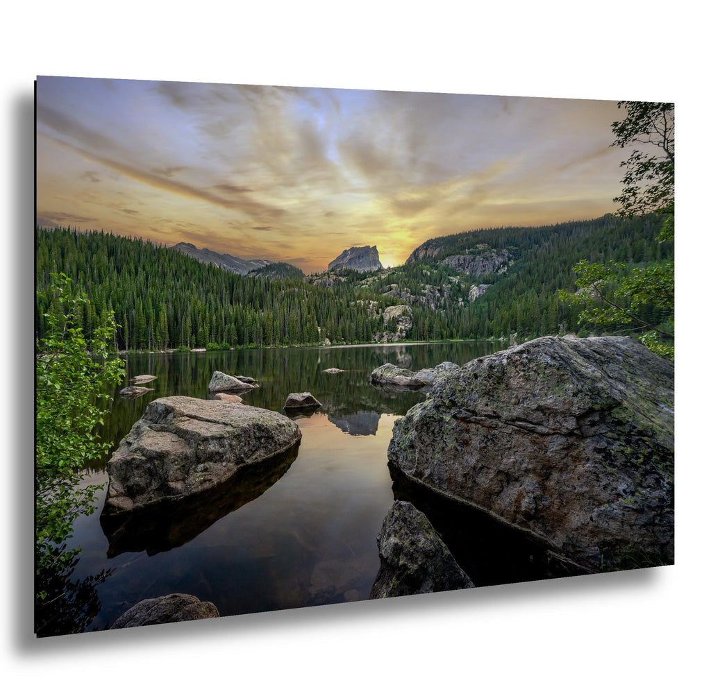 Bear Lake Sunrise Print: Rocky Mountain National Park, Colorado Landscape