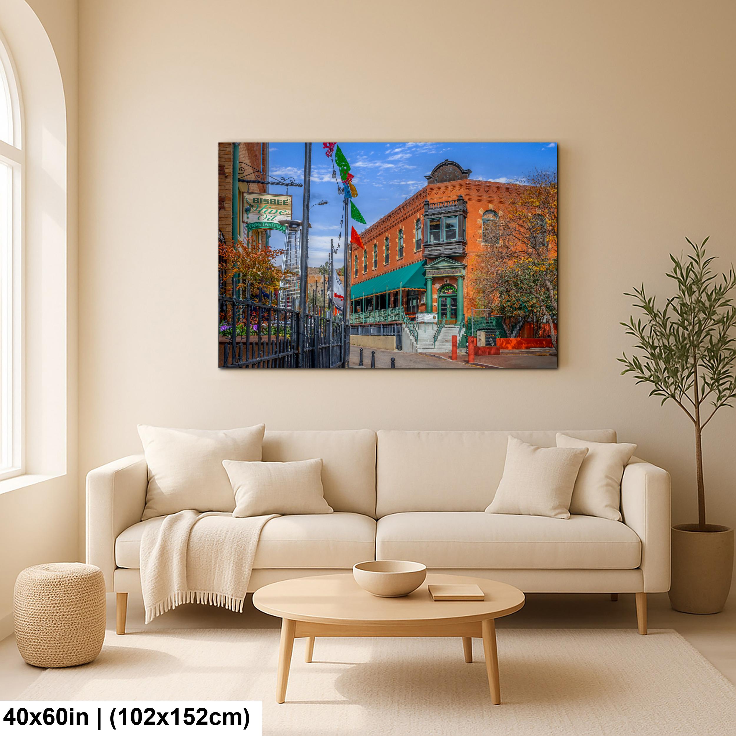 Bisbee Brewery Gulch Historic Stock Exchange Saloon Arizona Photography Wall Art
