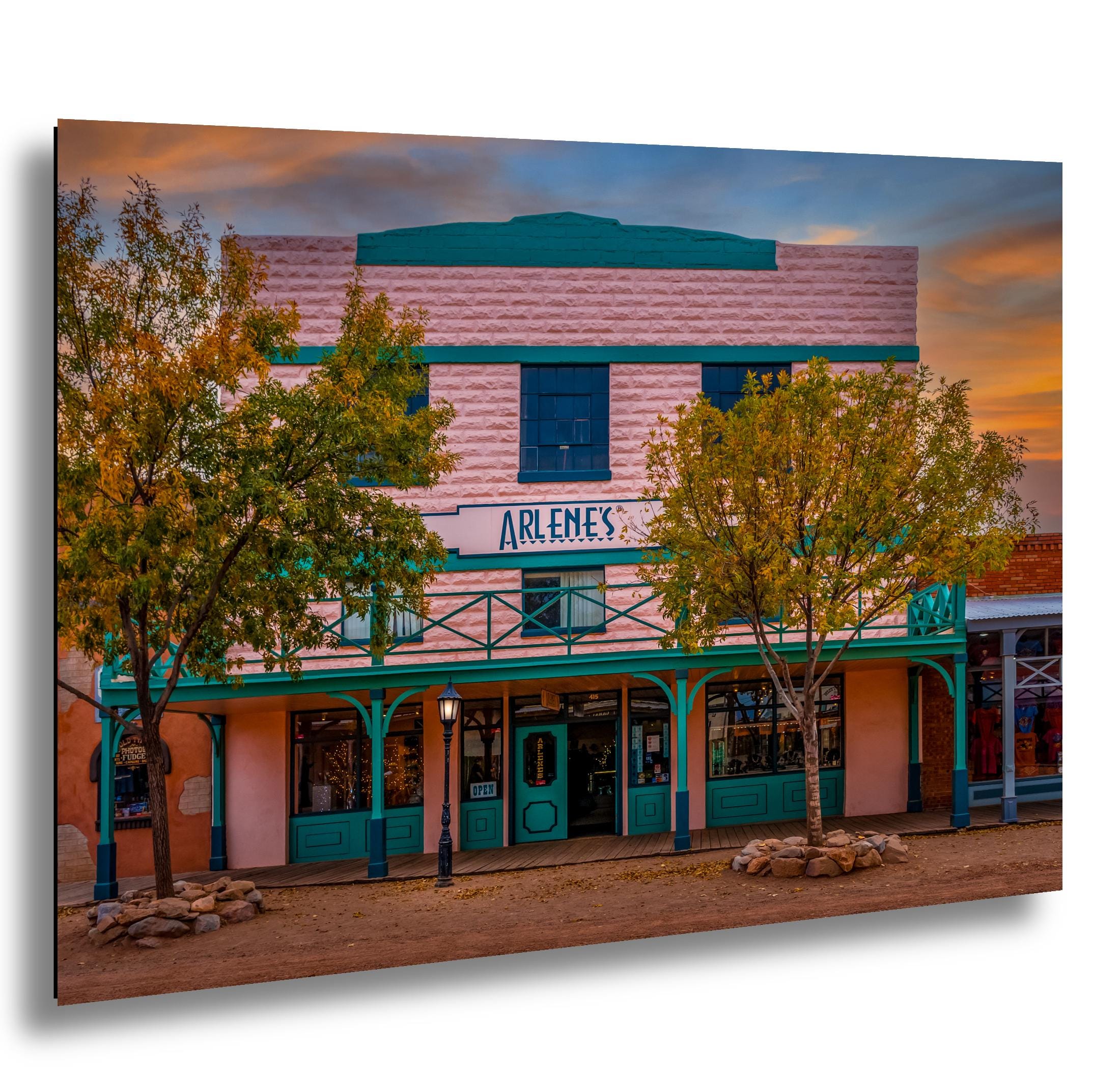 Old Tombstone Gunfights Arizona Western Town Architecture Desert Wall Art
