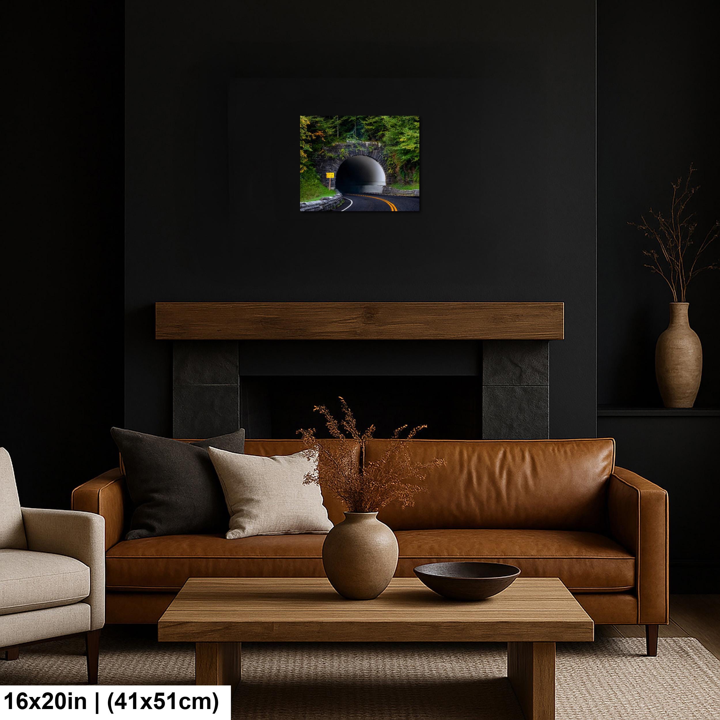 No Honking in Tunnel: Great Smoky Mountains National Park TN Photo Wall Art