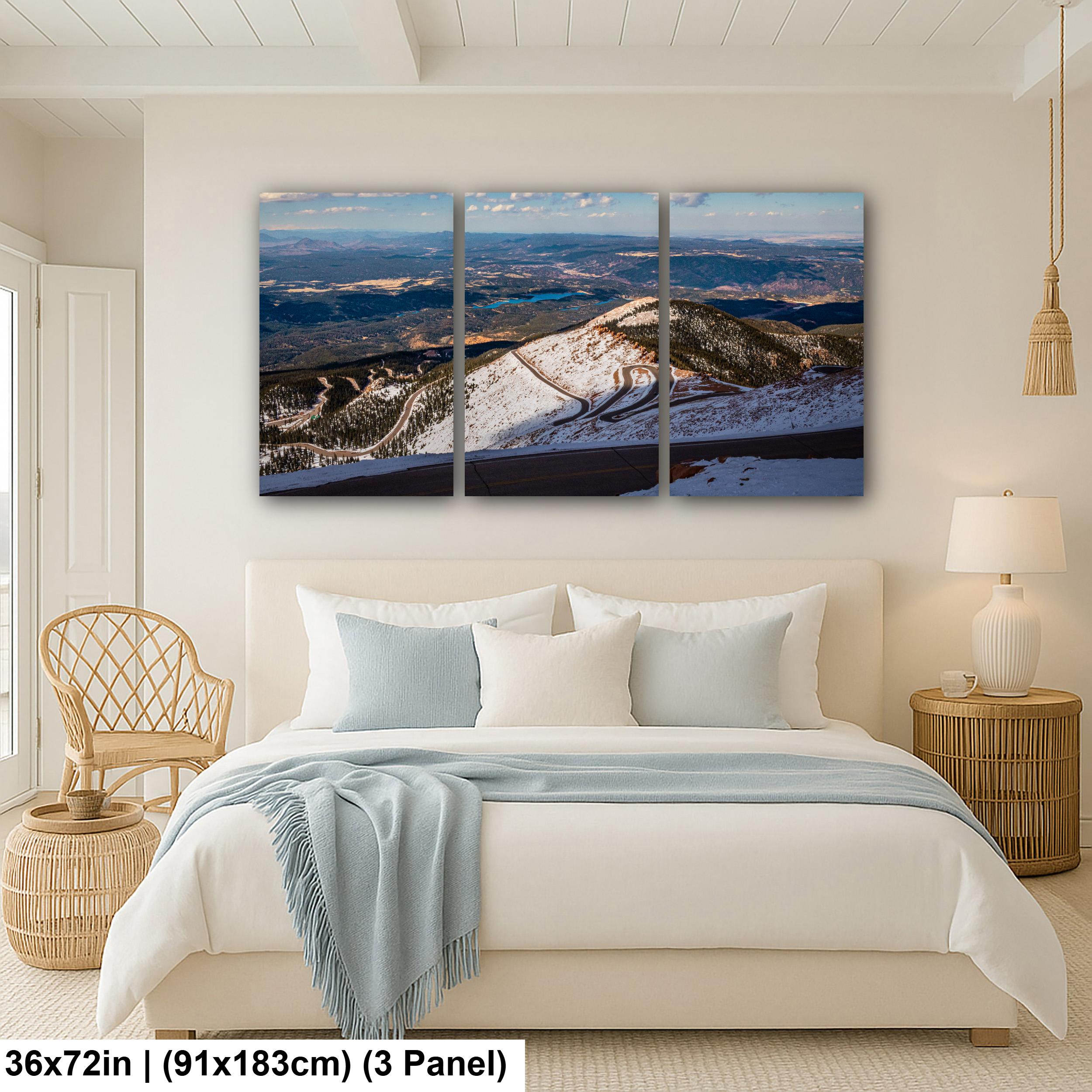 Summit Switchbacks: Pikes Peak Highway Colorado Springs CO Photo Wall Art