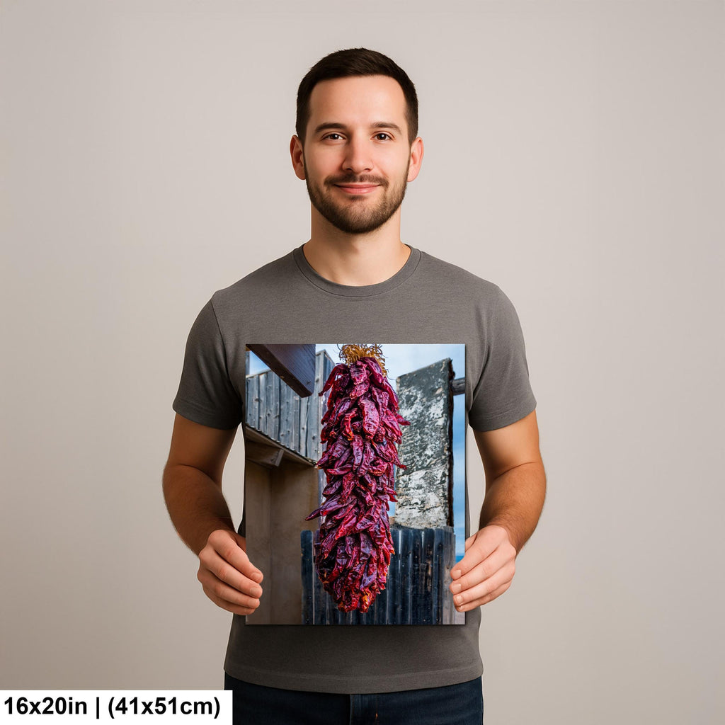 Hanging Chile Ristra, Tombstone, Arizona Southwest Kitchen Photography Wall Art