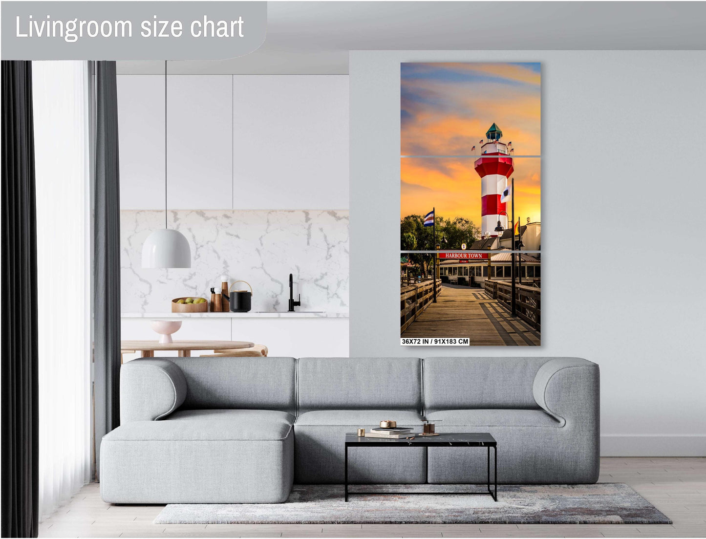 Harbour Town Glow: Sunset at Hilton Head Island South Carolina Print Wall Art Nautical Photography Aluminum/Acrylic/Metal/Canvas