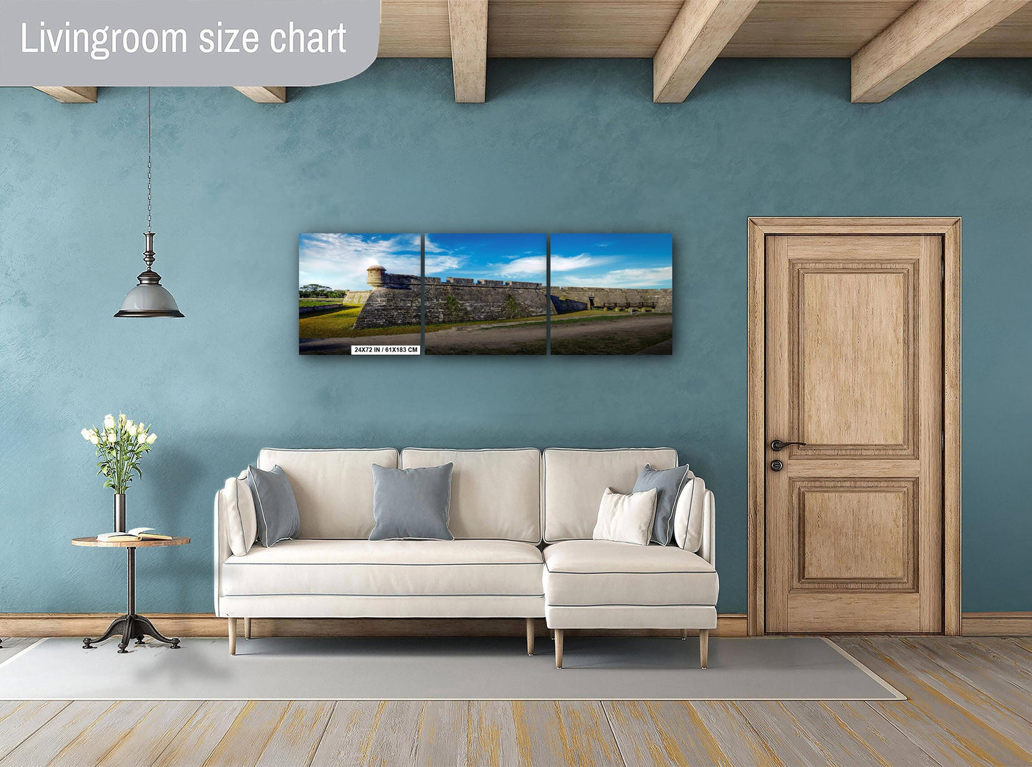 St Augustine's Historic Castillo de San Marcos, 1695 Spanish Fortress Florida National Monument Wall Art Print Aluminum/Acrylic/Metal/Canvas
