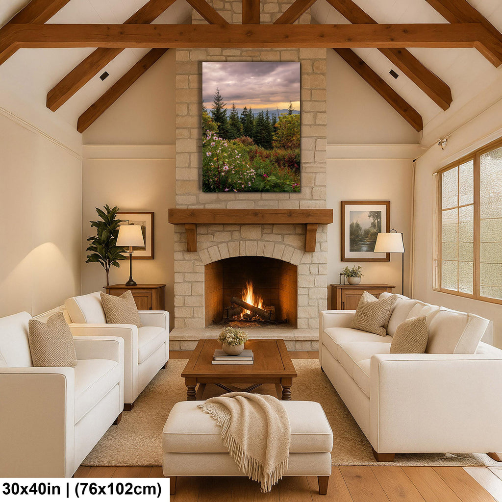 Mountain Bouquet: Great Smoky Mountains Tennessee Wildflower Photo Wall Art