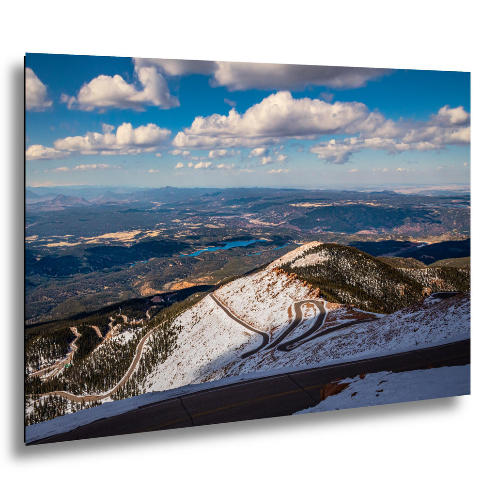 Summit Switchbacks: Pikes Peak Highway Colorado Springs CO Photo Wall Art