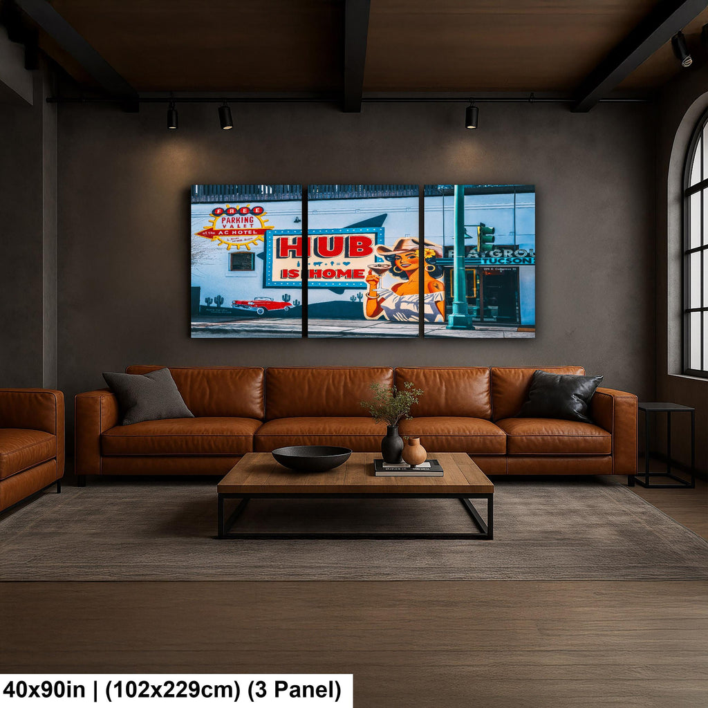Tucson Mural - HUB Is Home Street Art Downtown Tucson Photography Print