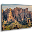 Superstition Mountains Desert Landscape, Lost Dutchman State Park Apache Junction Wall Arty Print