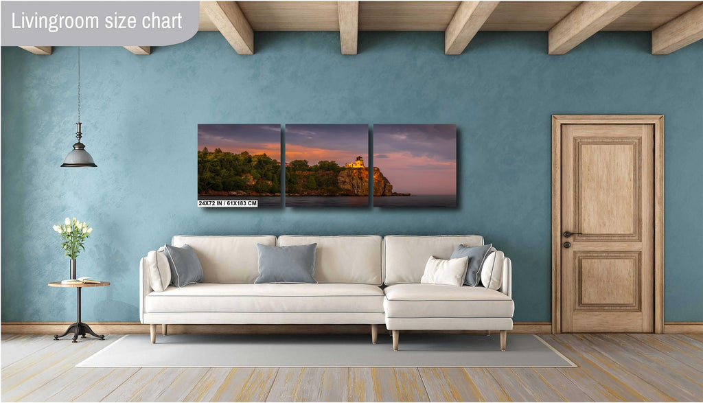 Split Rock Lighthouse Print - Minnesota North Shore Coastal Landscape Wall Art