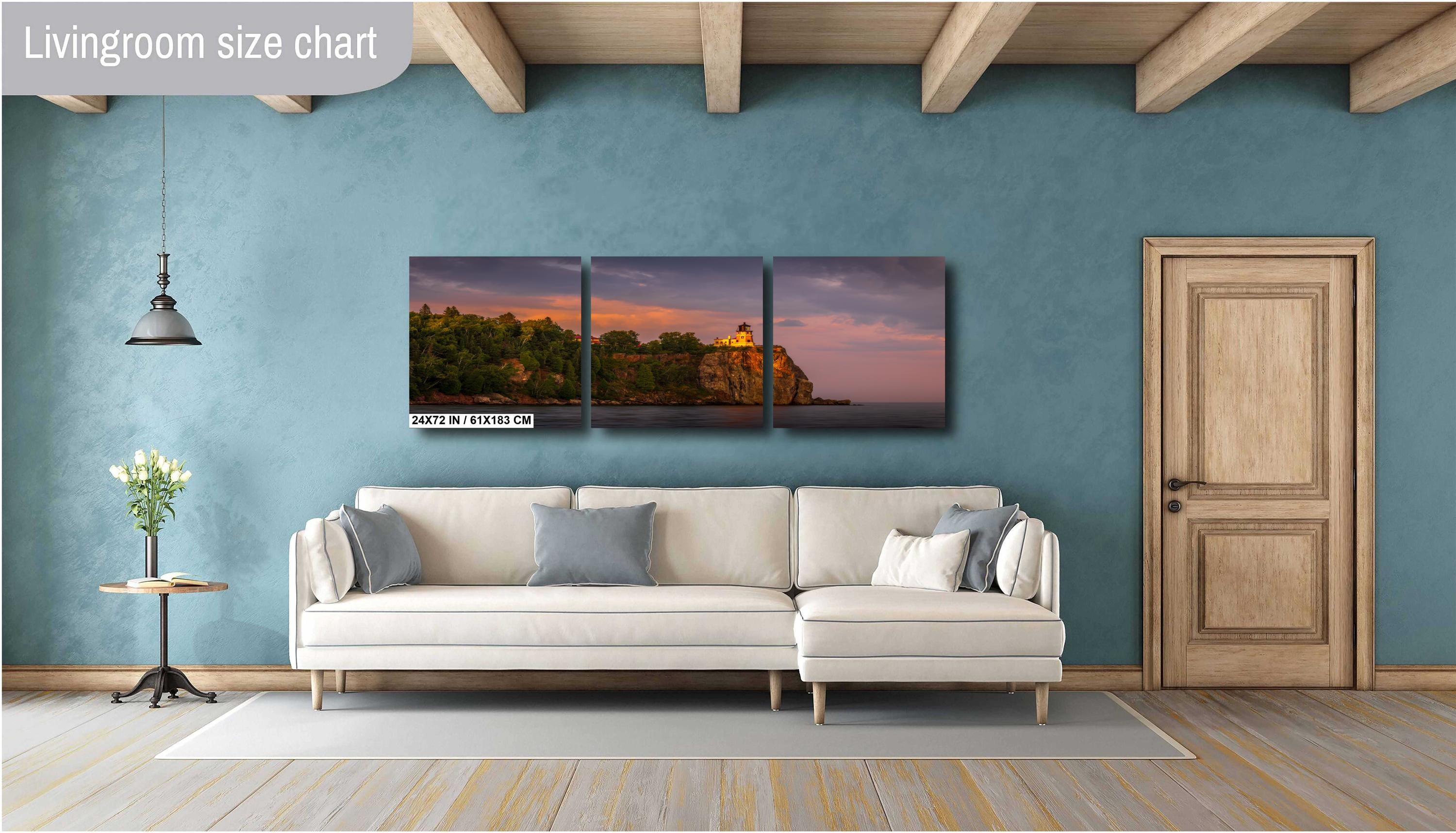 Split Rock Lighthouse Print - Minnesota North Shore Coastal Landscape Wall Art
