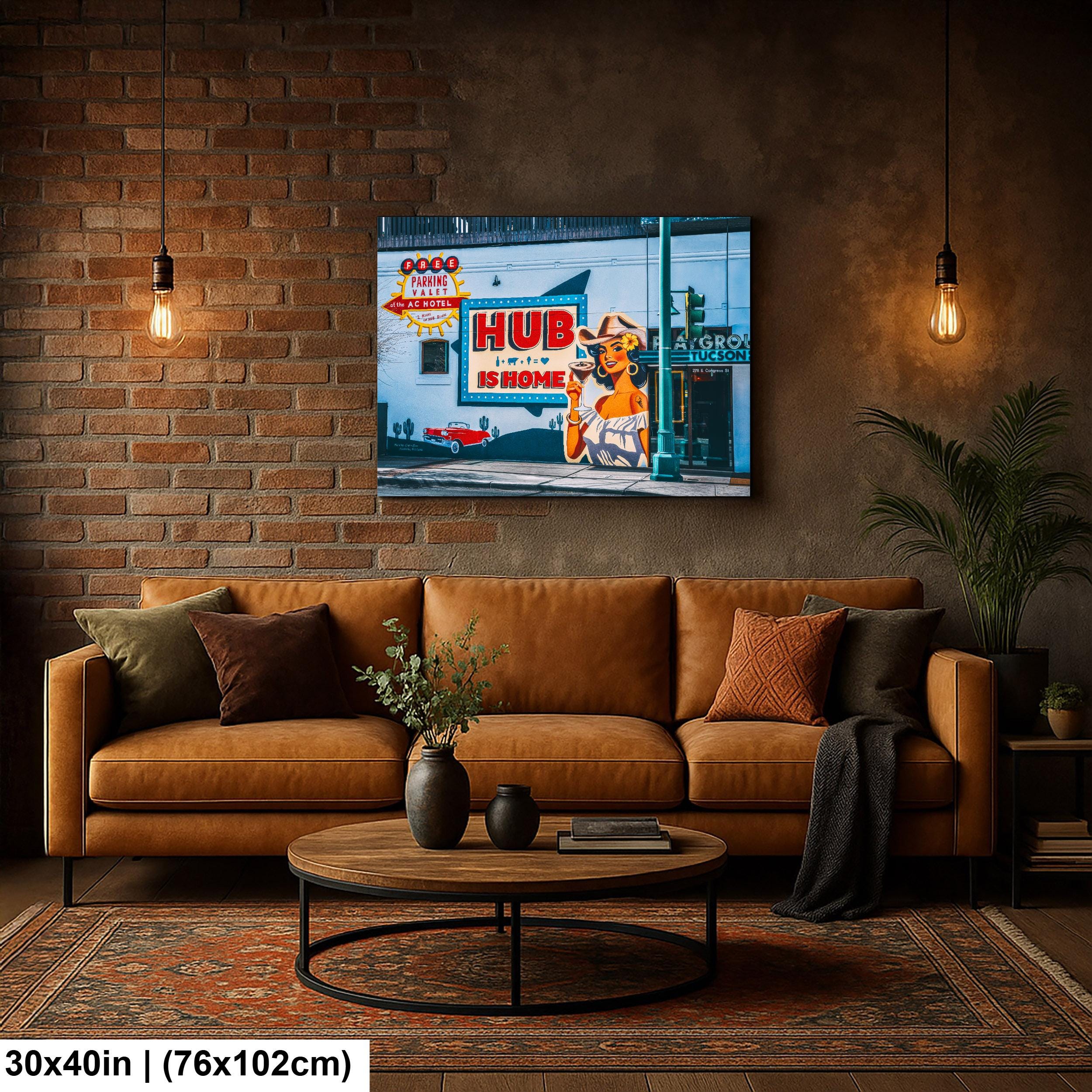 Tucson Mural - HUB Is Home Street Art Downtown Tucson Photography Print
