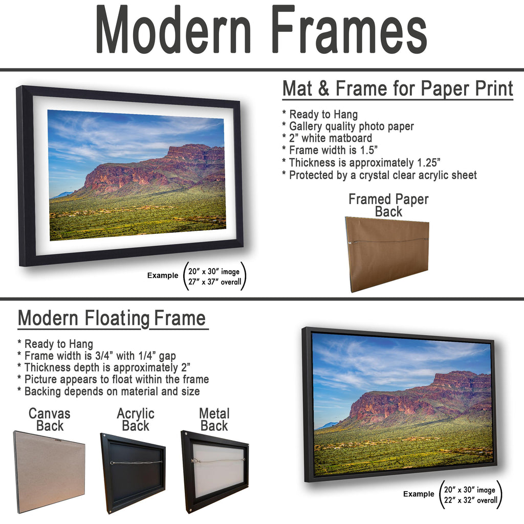 Superstition Mountains Landscape, Apache Junction Arizona, Photography Print Wall Art