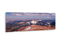 Dusted Ridges: Pikes Peak Summit Colorado Springs Photography Wall Art