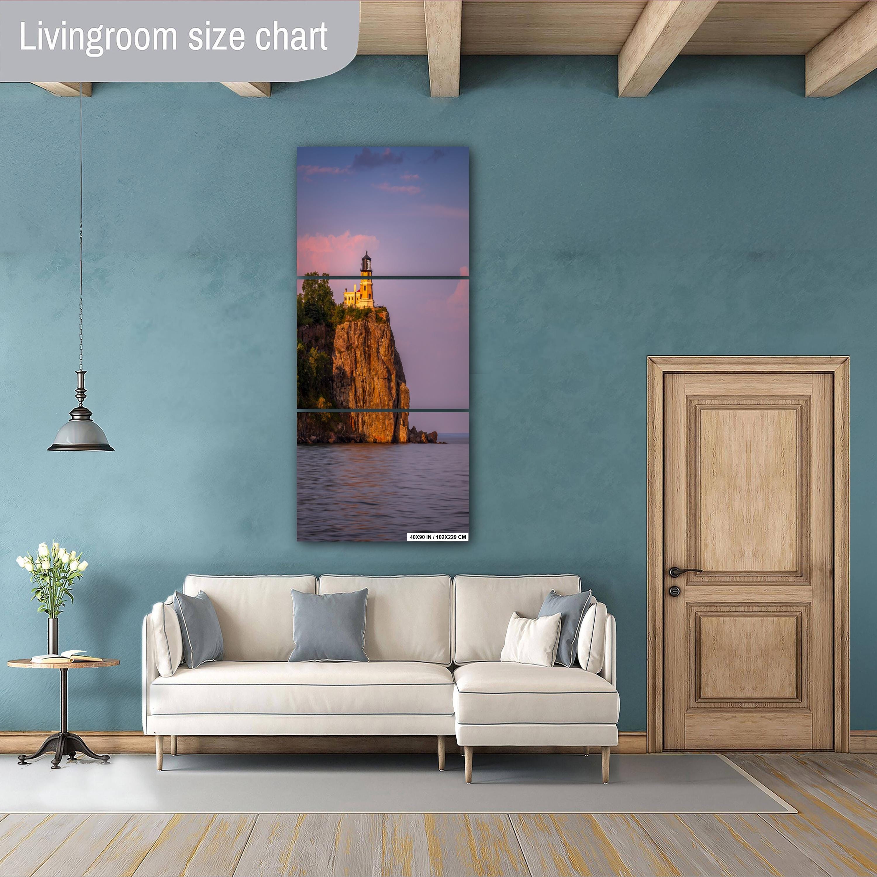 Split Rock Lighthouse Sunset Minnesota North Shore Photography Wall Art