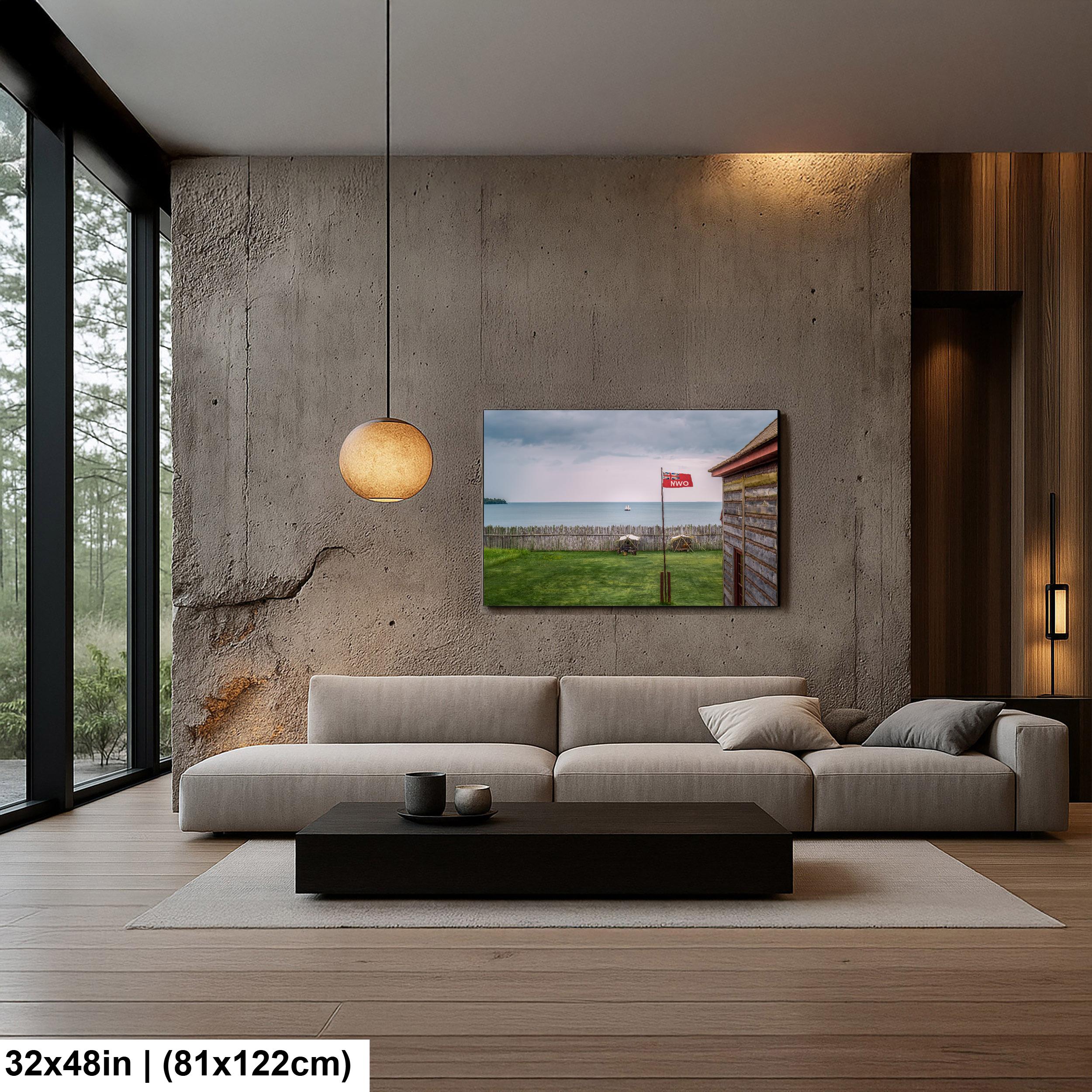 Grand Portage Fort Lake Superior View, Historic Minnesota Trading Post, Nautical Wall Art Photography Print