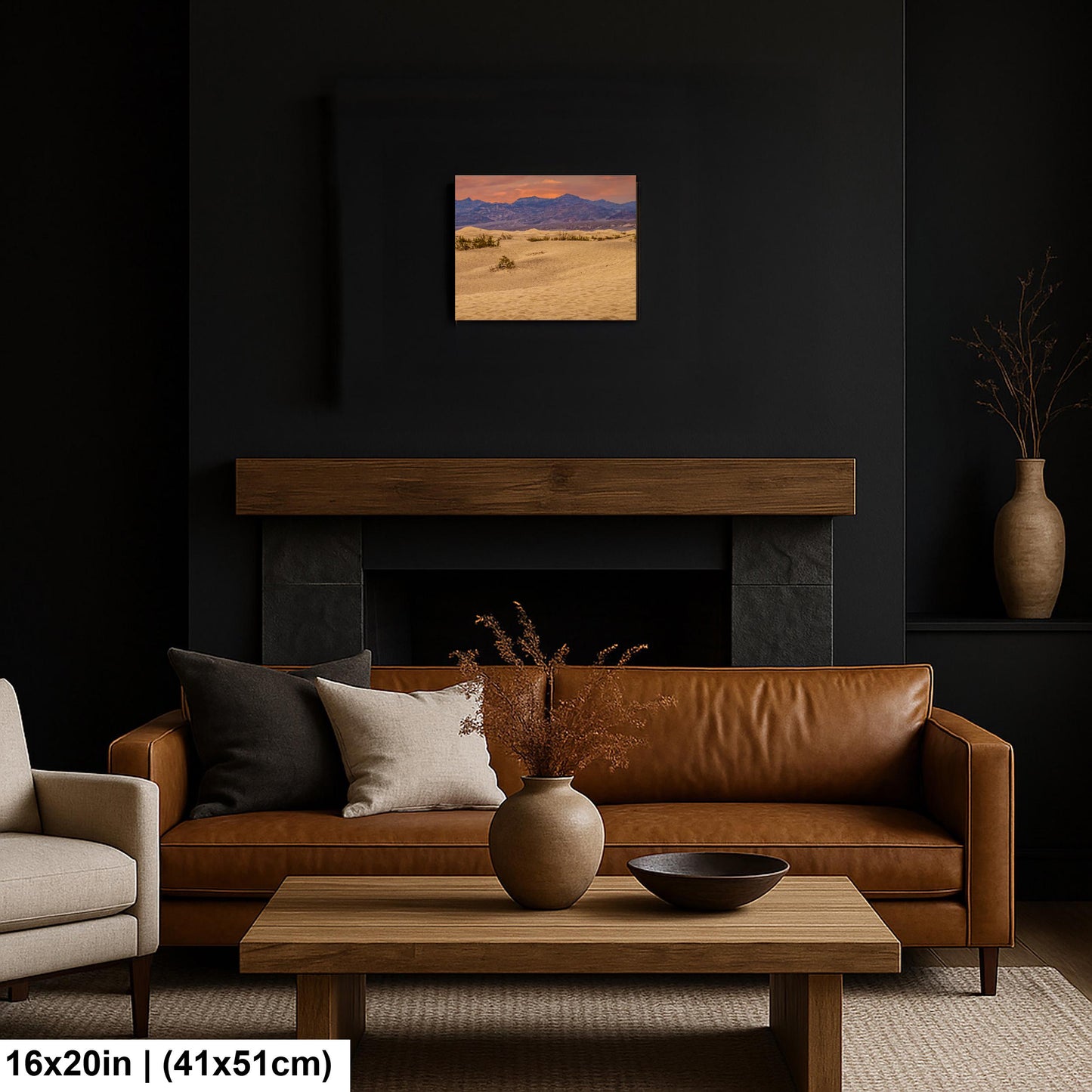 Mesquite Flat Sand Dunes Desert Landscape Photography Print, Death Valley National Park, California Wall Art