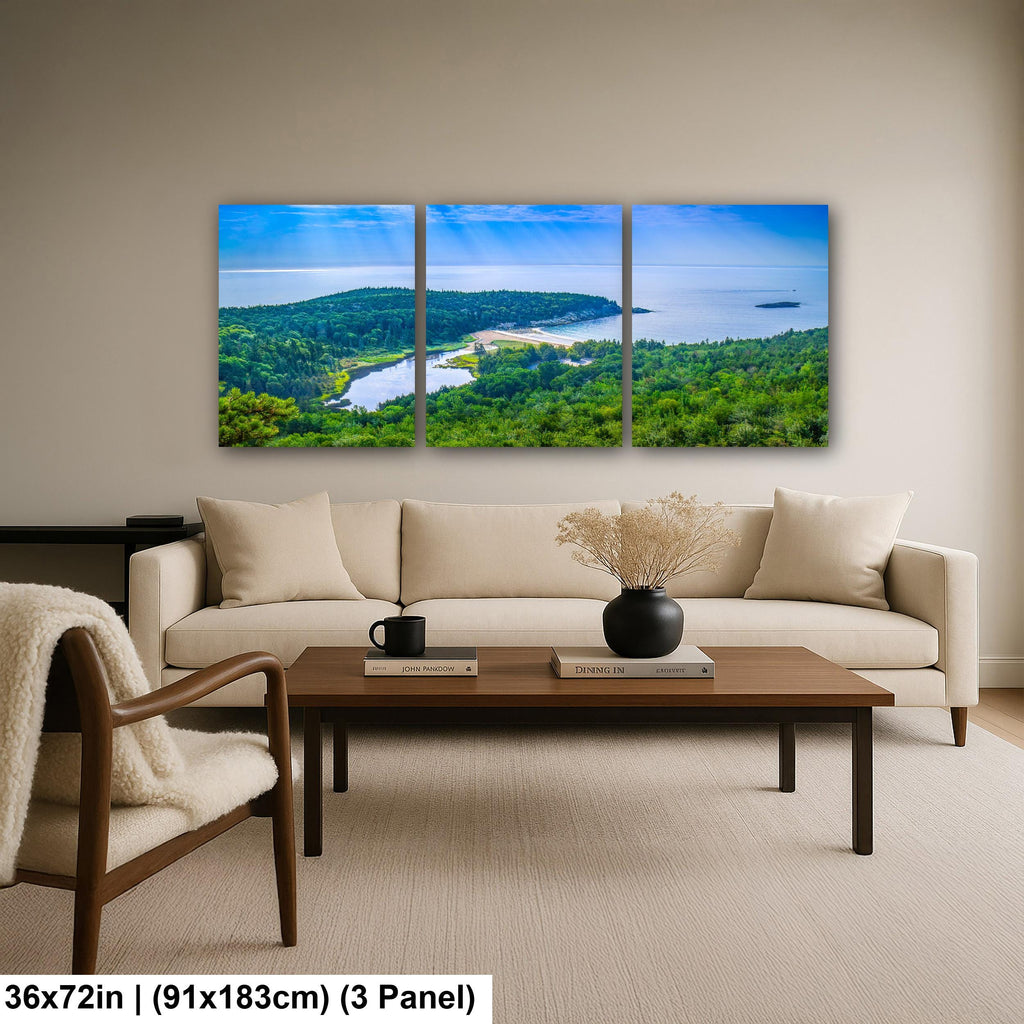 Sand Beach Cove: Acadia National Park Maine Seascape Photography Wall Art