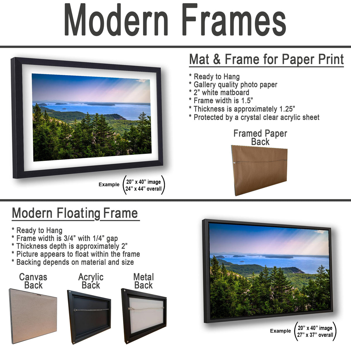 Frenchman Bay: Acadia National Park Maine Coastal Photography Wall Art