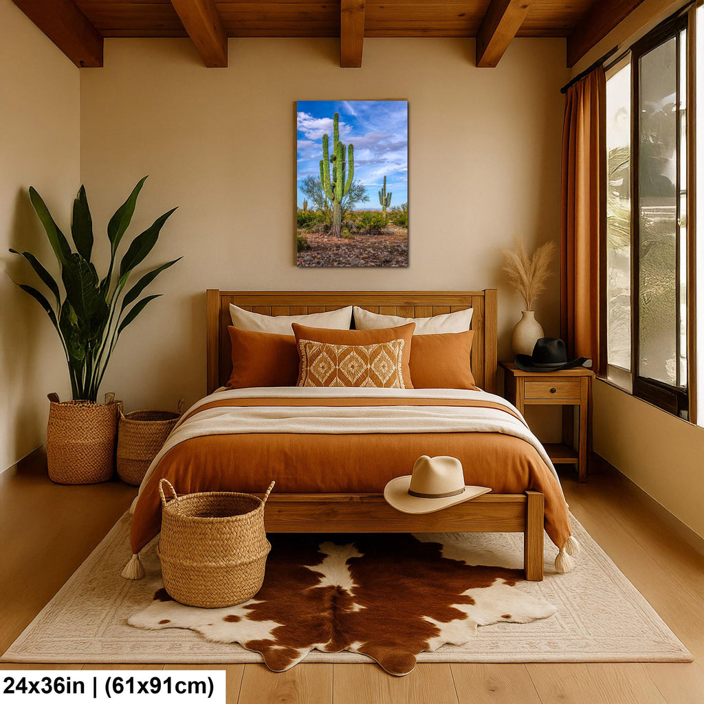 Tall Saguaros in the Sonoran Desert, Casa Grande Arizona, Photography Wall Art