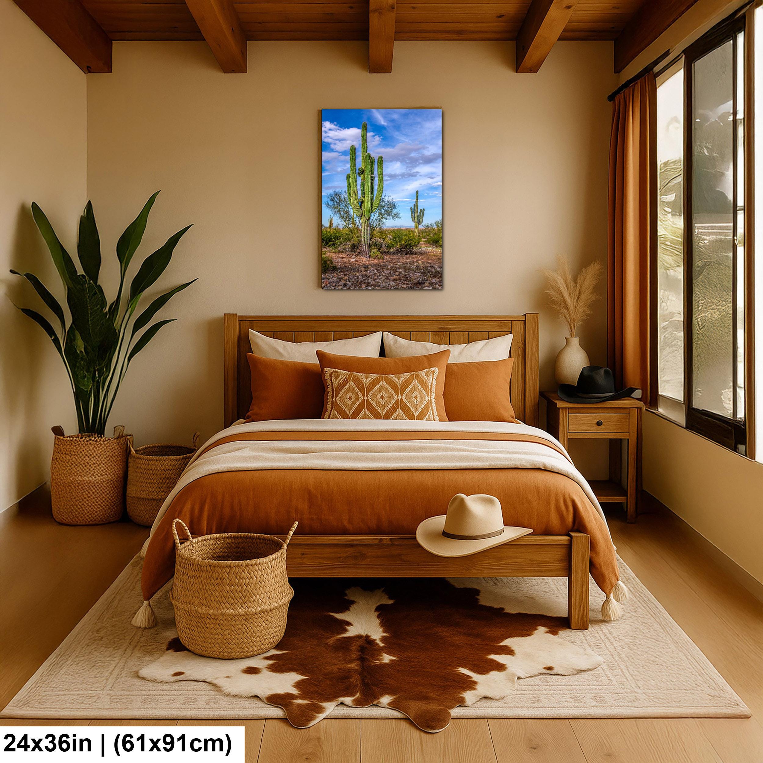 Tall Saguaros in the Sonoran Desert, Casa Grande Arizona, Photography Wall Art