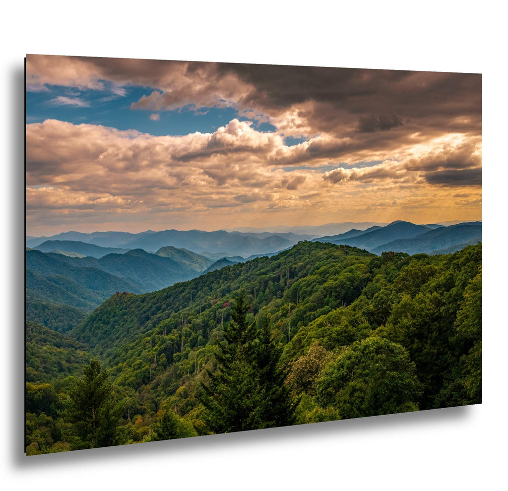 Distant Highlands: Great Smoky Mountains Tennessee Landscape Photo Wall Art