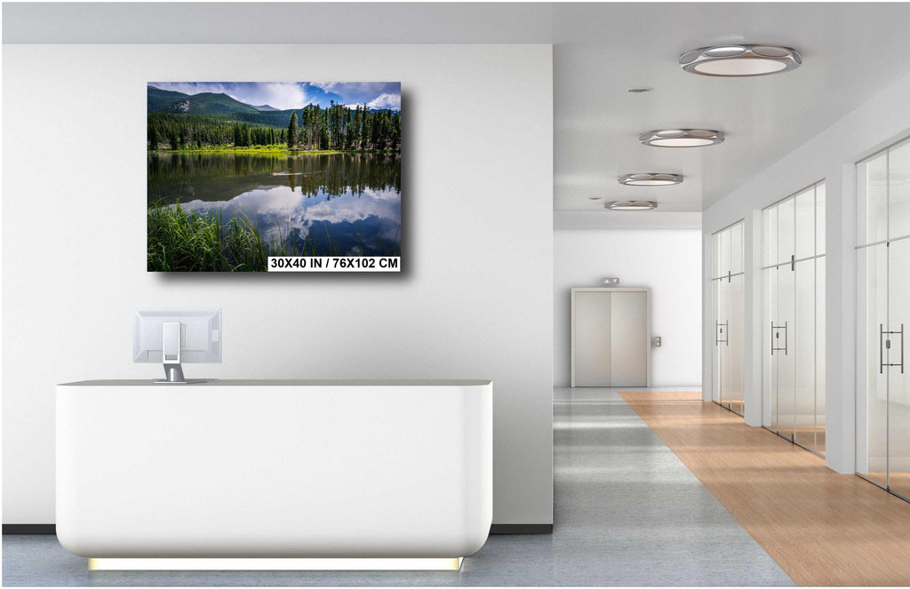Rocky Mountain National Park Print: Colorado Lake Reflection Photography