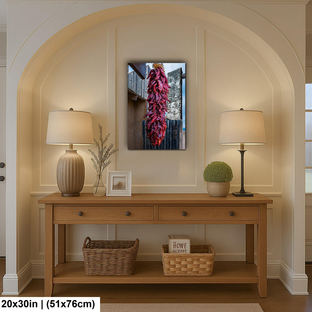 Hanging Chile Ristra, Tombstone, Arizona Southwest Kitchen Photography Wall Art