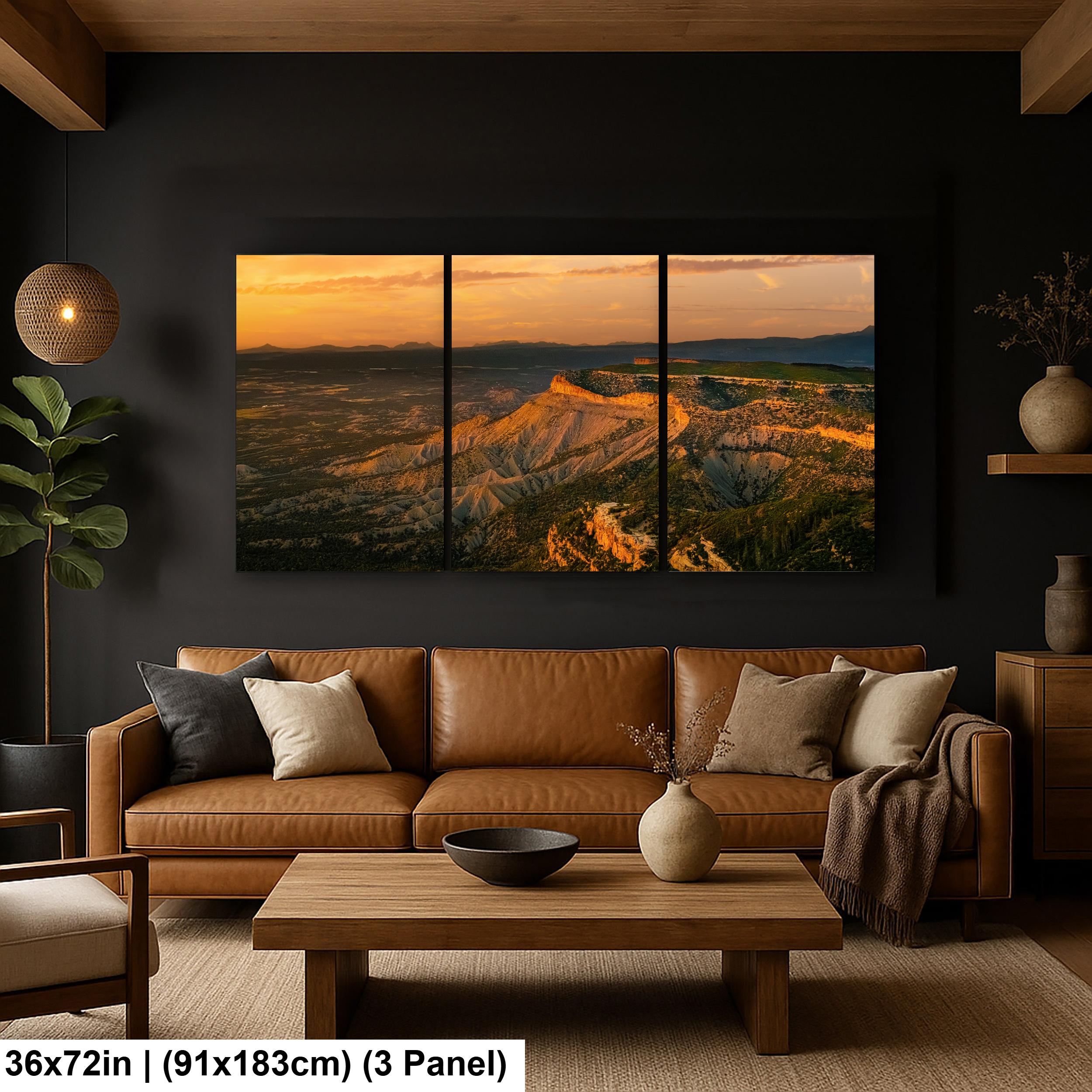 Sunset Over Mesa Verde National Park Photography Print, Cortez Colorado Landscape Wall Art, Southwest Decor