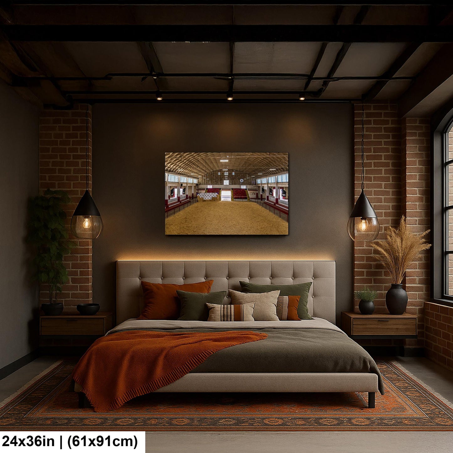 Historic Livestock Pavilion Interior, Apache Junction Arizona Photography Print