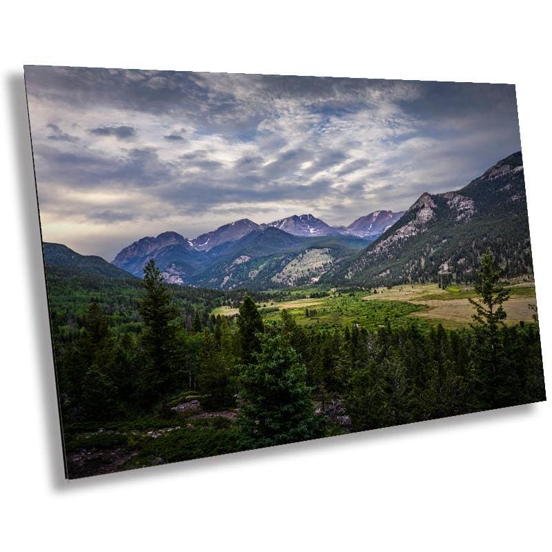 Rocky Mountain Colorado Print: Highlands Landscape Photography Wall Art
