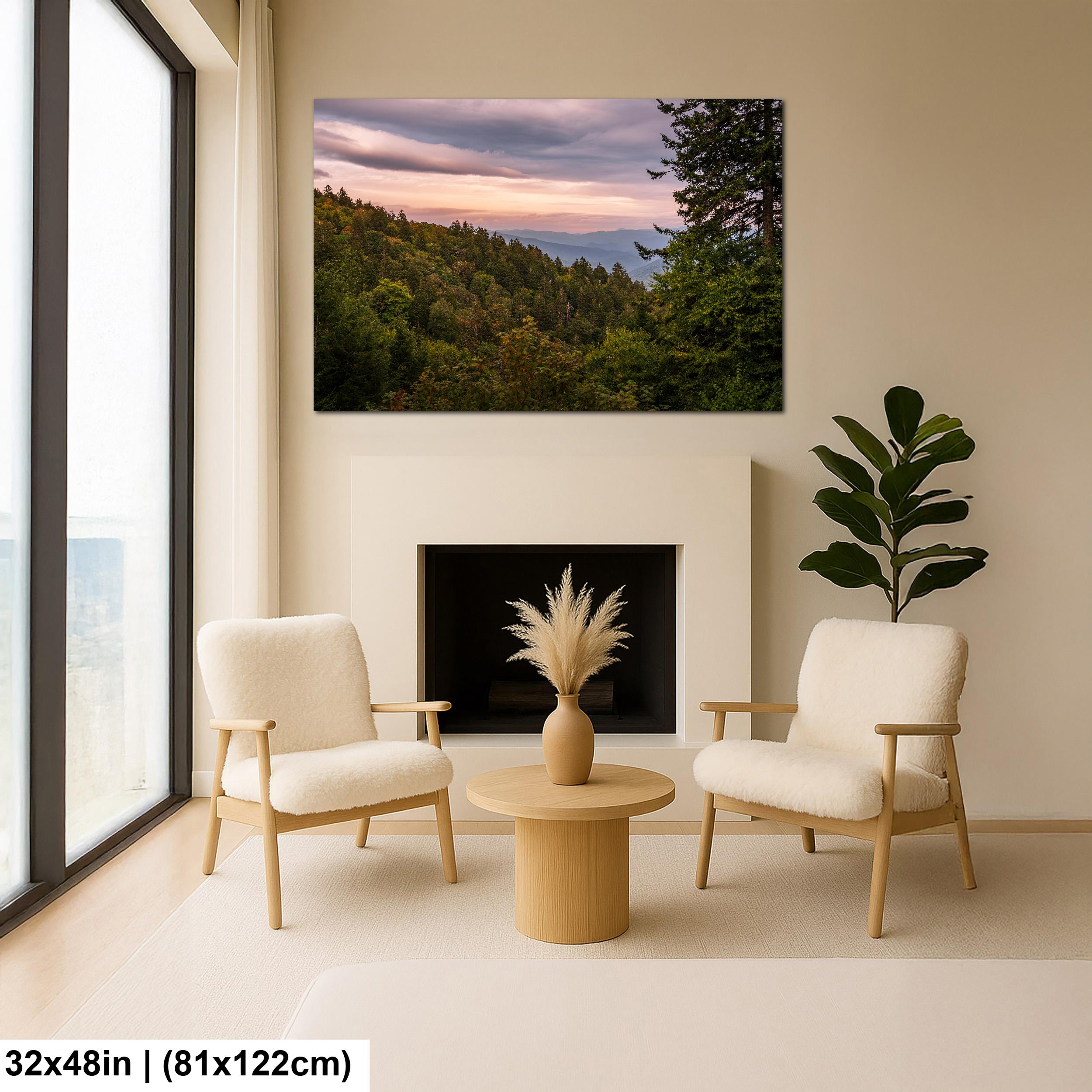 Evergreen Ridge: Great Smoky Mountains National Park TN NC Photo Wall Art