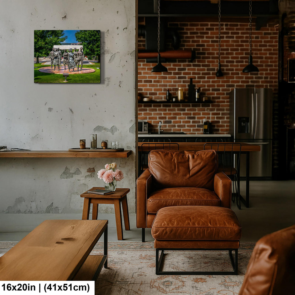 Little Rock Nine Memorial Print, Civil Rights Photography, Arkansas Wall Art