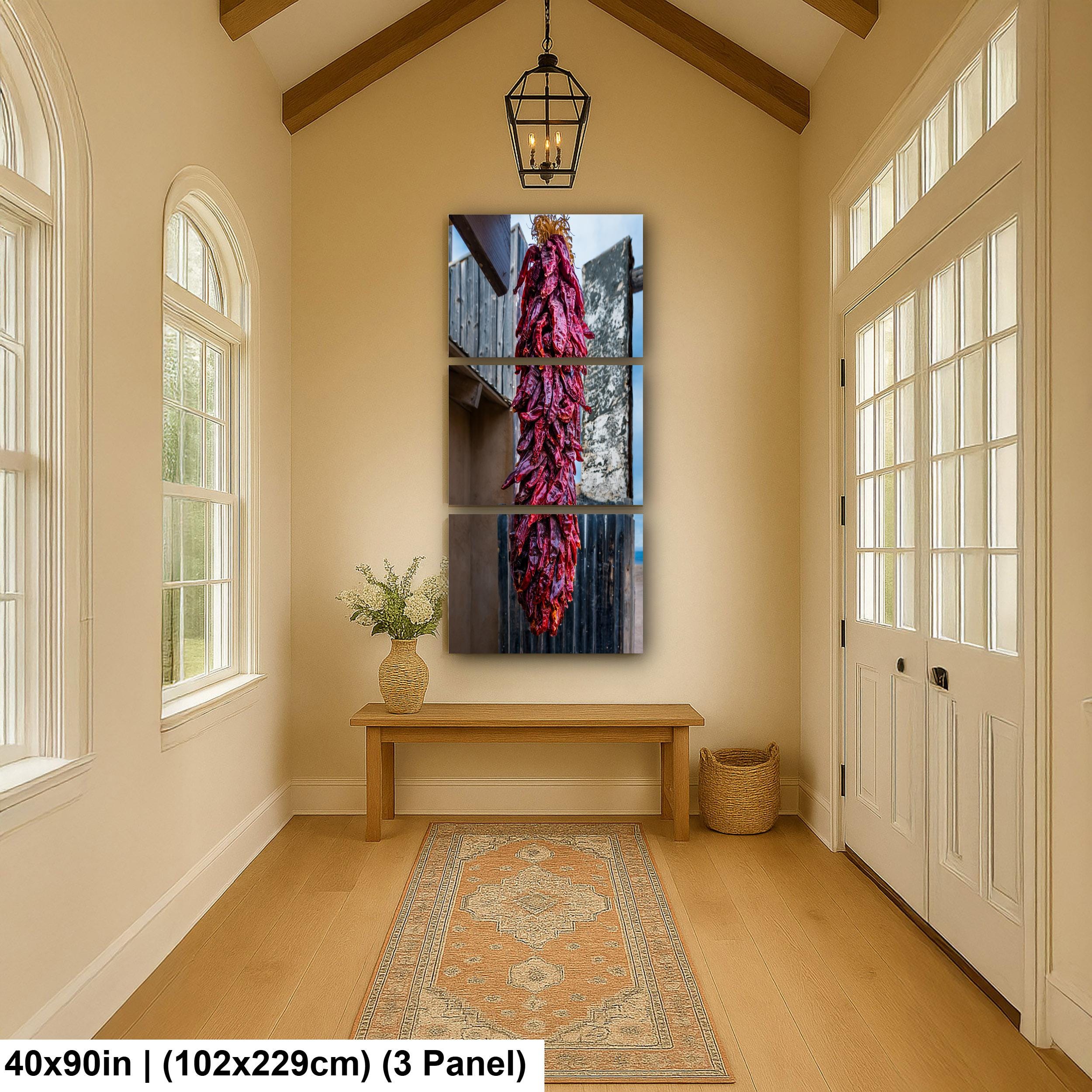 Hanging Chile Ristra, Tombstone, Arizona Southwest Kitchen Photography Wall Art