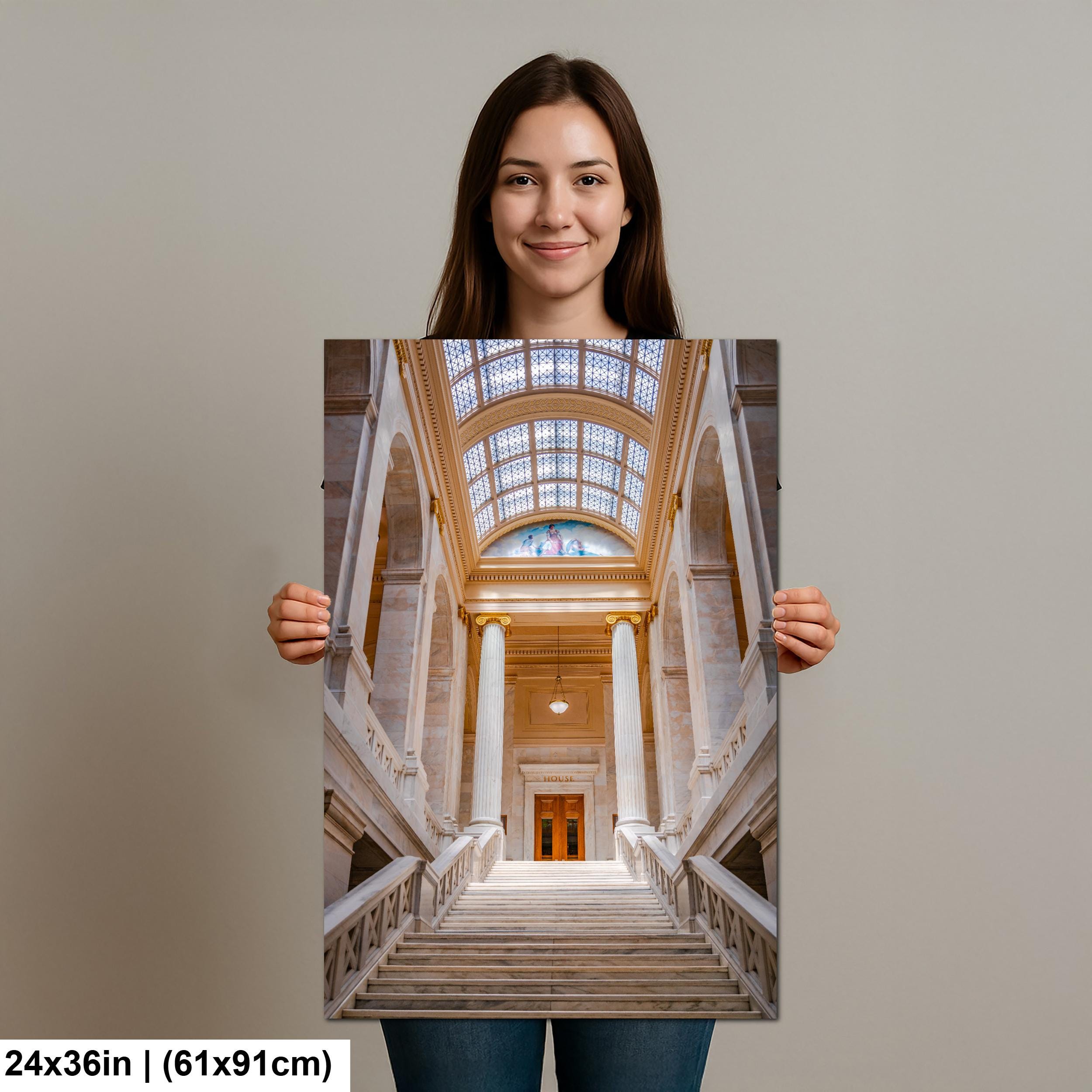 Arkansas State Capitol House Chamber Staircase - Little Rock Arkansas Photography Print
