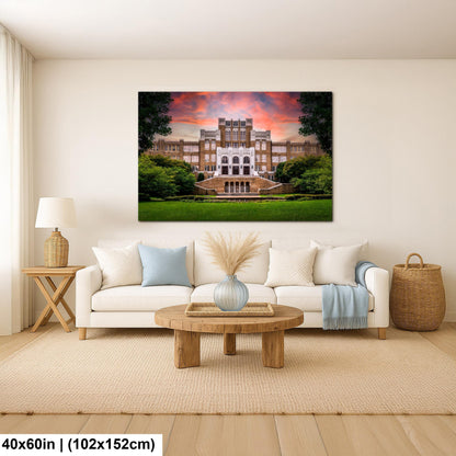 Little Rock Central High School at Sunset Arkansas Photography Print Historic Wall Art