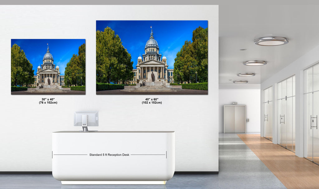 Springfield Illinois State Capitol Dome Photography Print