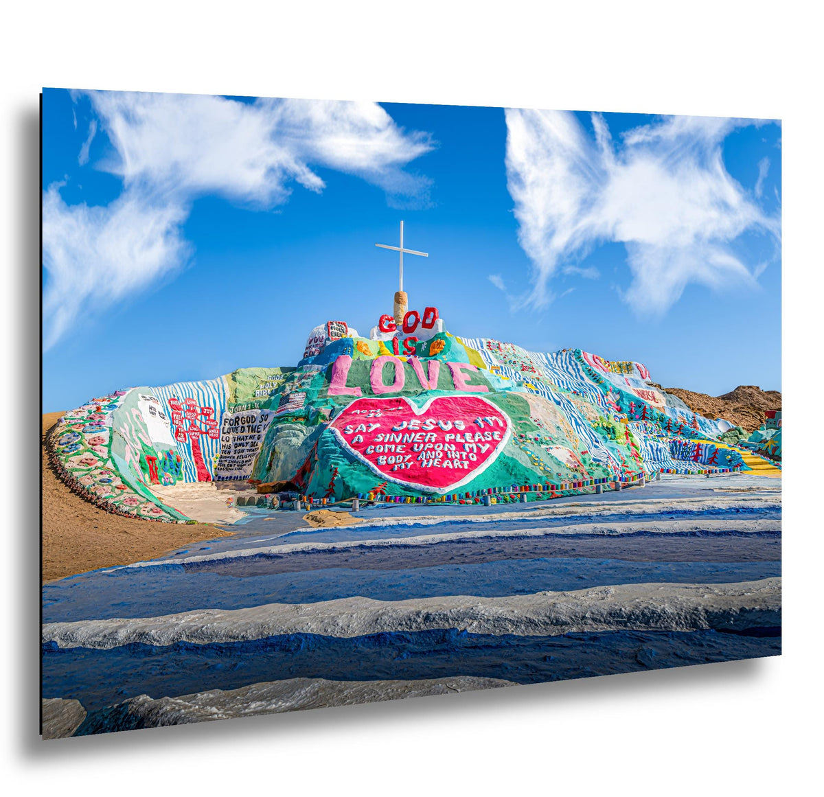 Salvation Mountain: Slab City California Colorful Folk Art Photo Wall Art