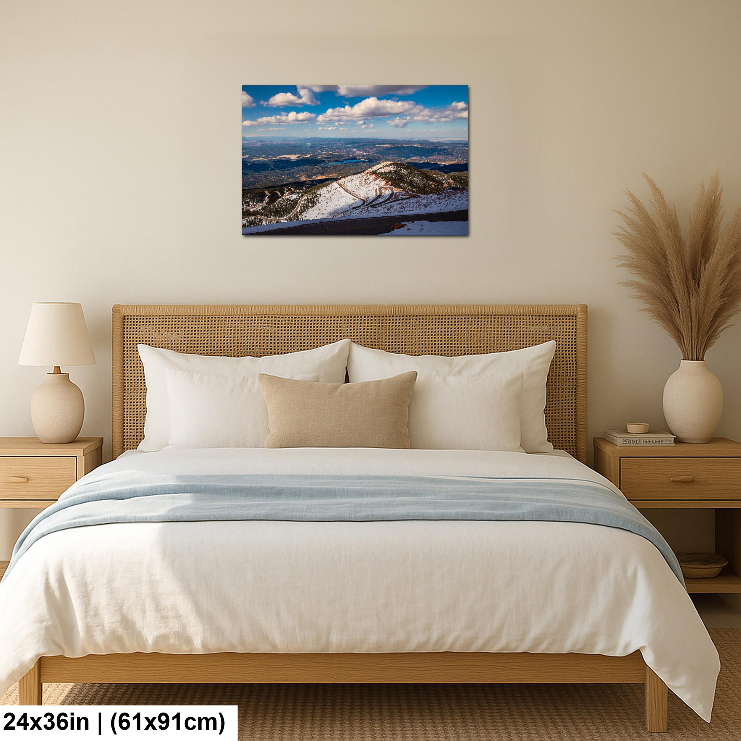 Summit Switchbacks: Pikes Peak Highway Colorado Springs CO Photo Wall Art