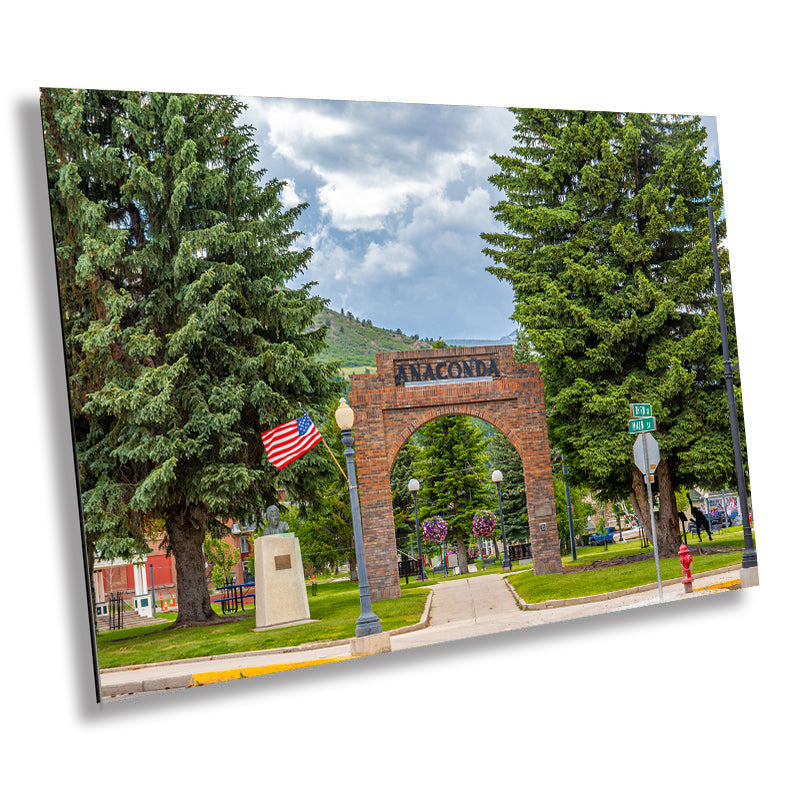 Anaconda Montana Kennedy Commons Arch: Historic Landmark Photography Print