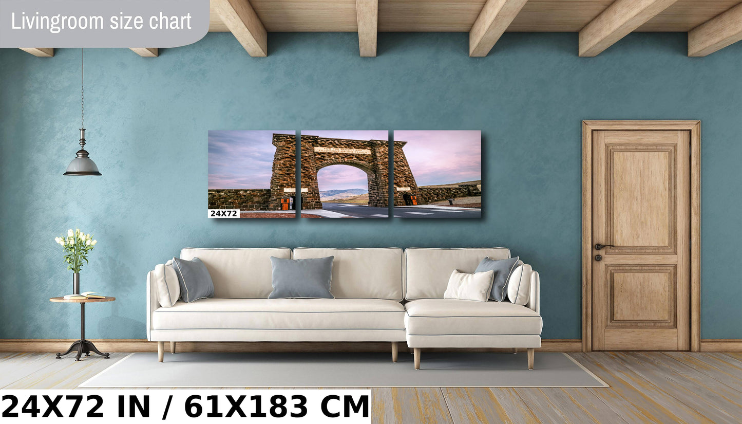 Roosevelt Arch Yellowstone Print: Montana Landscape