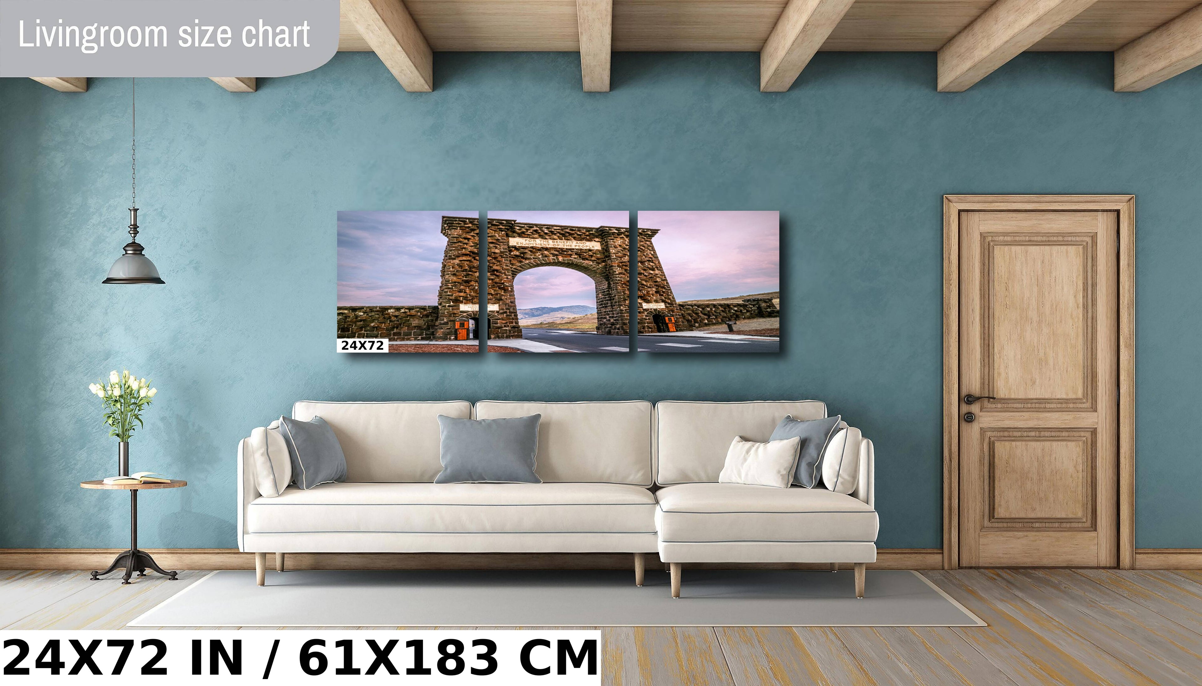 Roosevelt Arch Yellowstone Print: Montana Landscape
