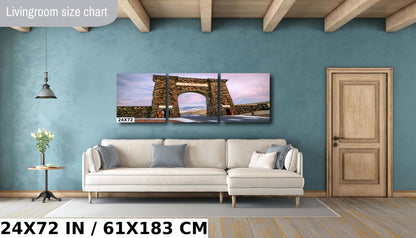 Roosevelt Arch Yellowstone Print: Montana Landscape